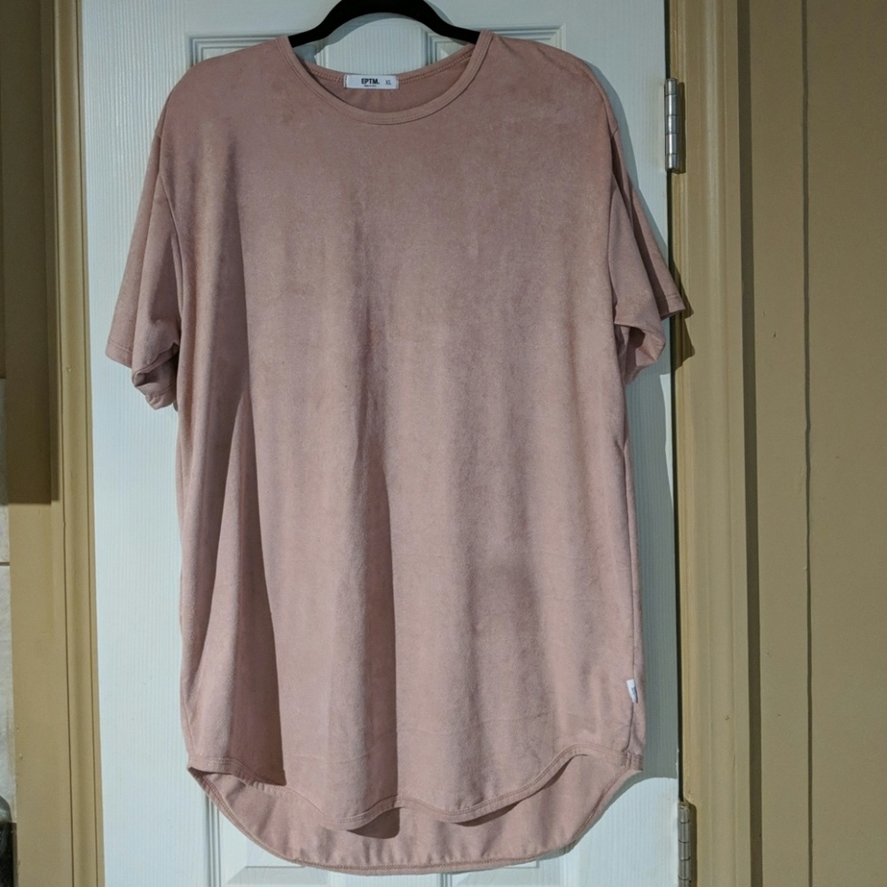 Blush Velvet Tee